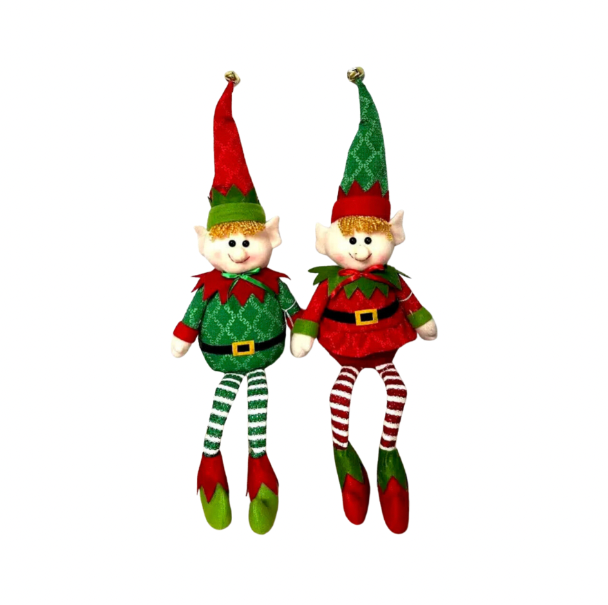 🎄Ezra & Eden the Elf - 62cm Dangly Legs