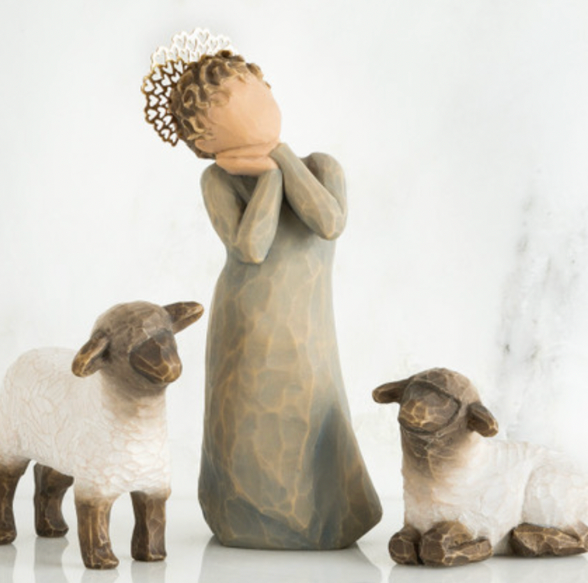 Christmas: Little Shepherdess Figurine