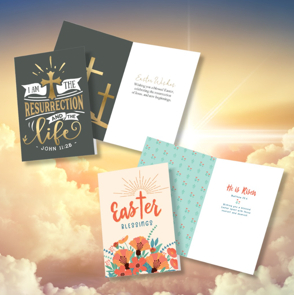 Happy Easter Standard Greeting Cards (PRE-WRITTEN)