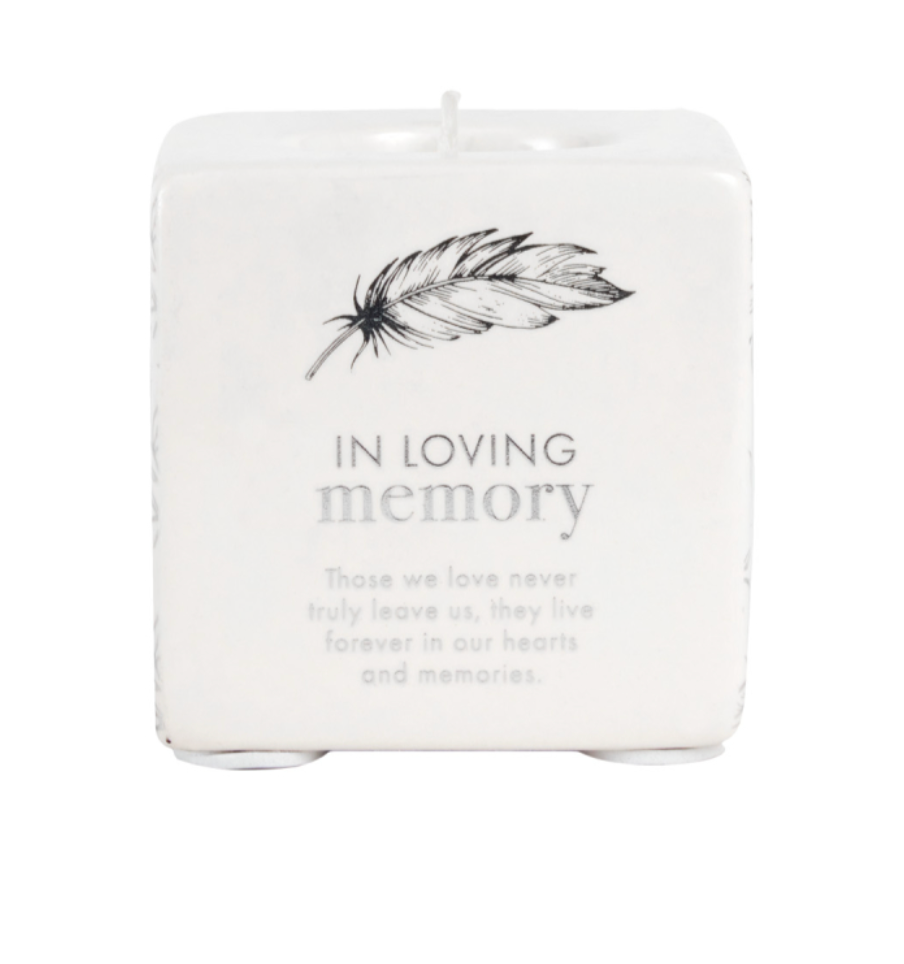 Sympathy In Loving Memory Candle Holder