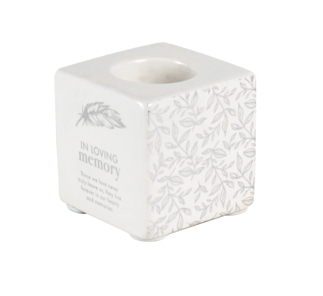 Sympathy In Loving Memory Candle Holder