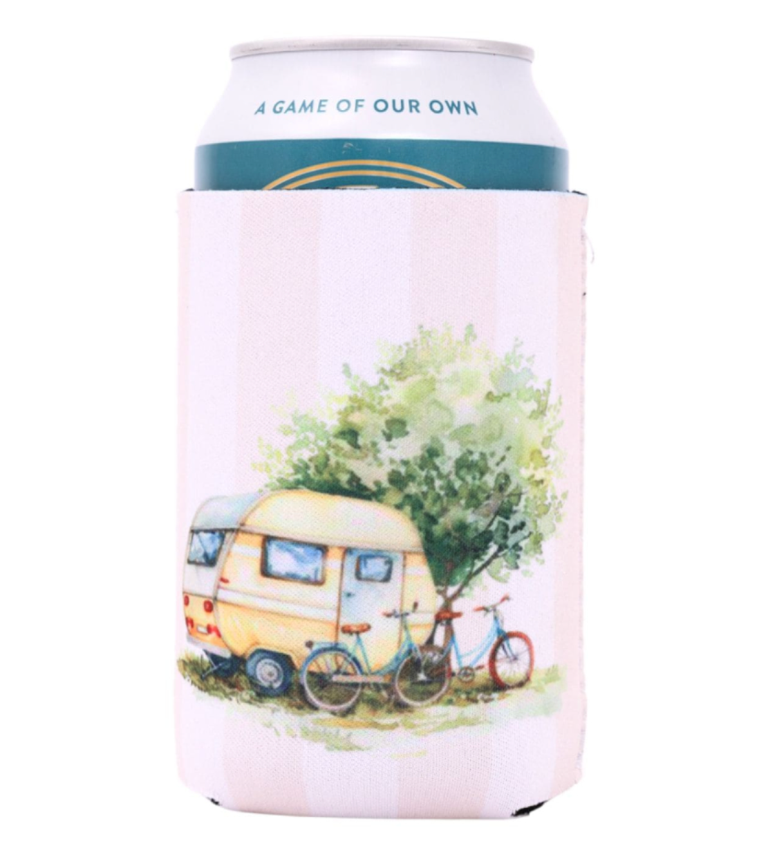 Caravan On The Road Stubby Cooler