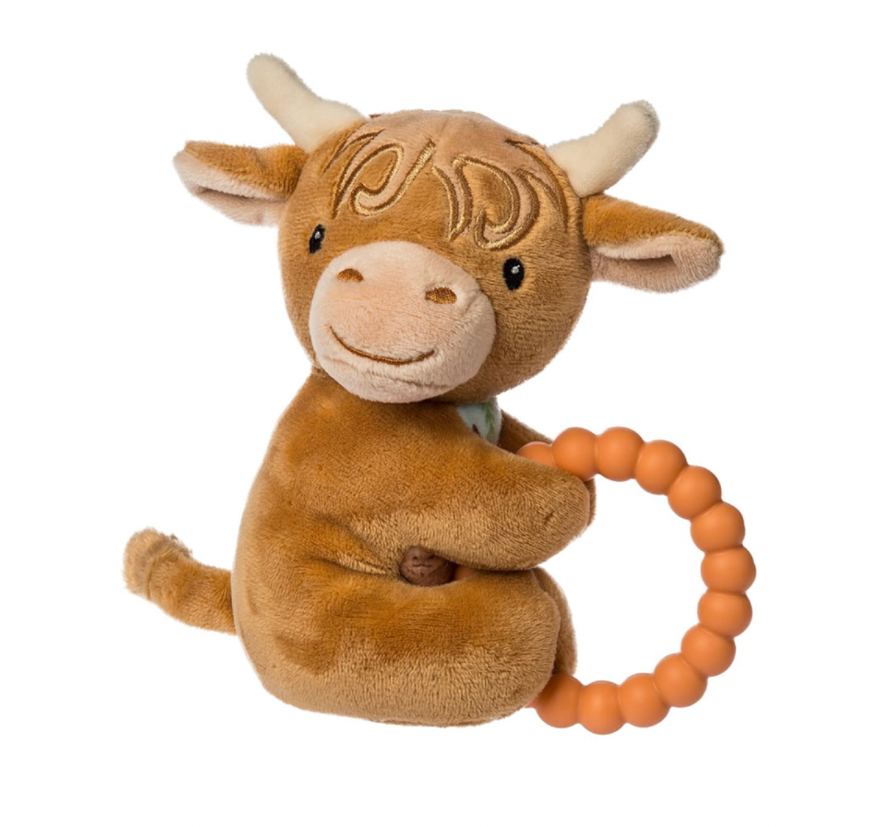 Mary Meyer Hetty Highland Cow Teether Rattle