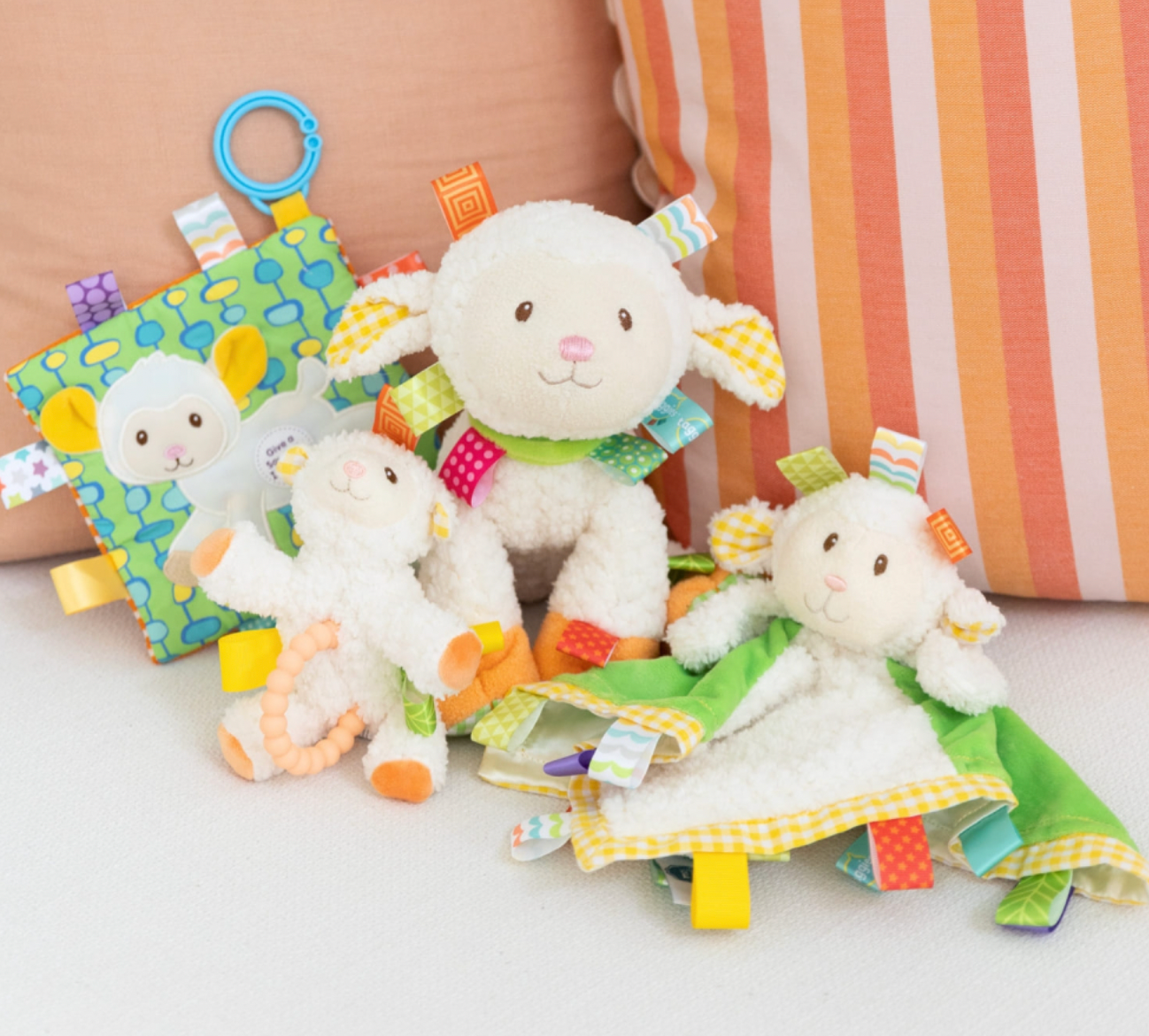 Mary Meyer Taggies Sherbert Lamb Character Blanket