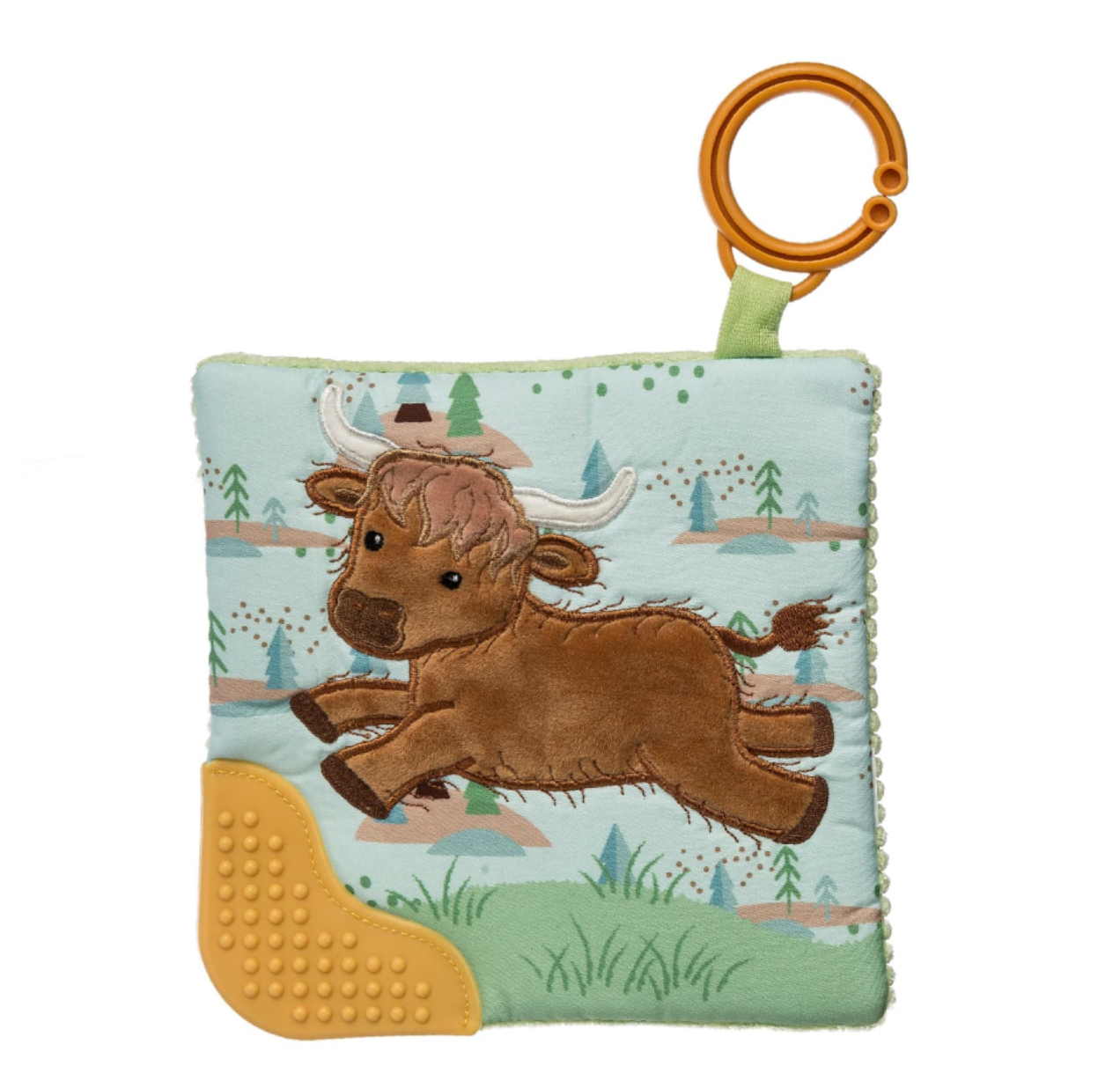 Mary Meyer Hetty Highland Cow Crinkle Teether