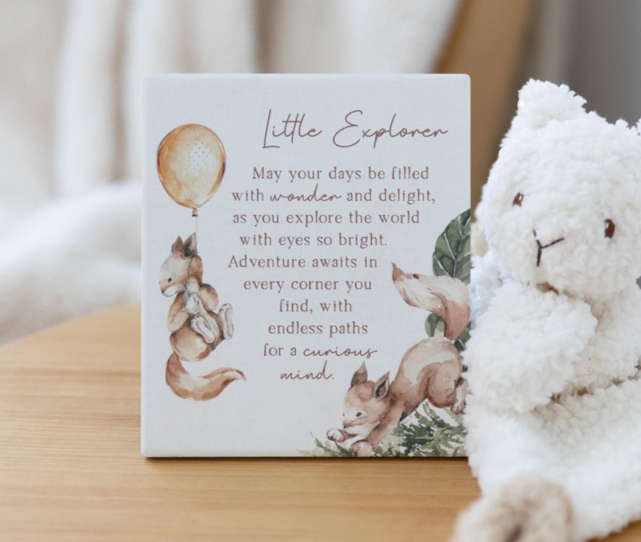 Tiny Wonders Explorer Ceramic Verse