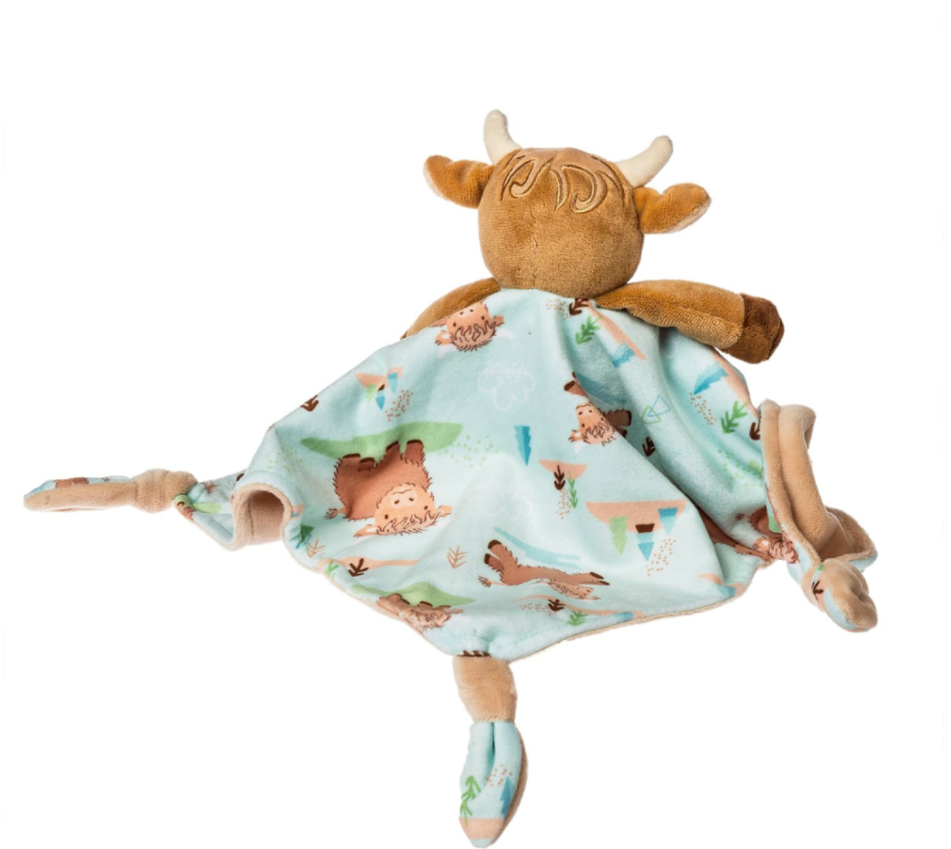 Mary Meyer Hetty Highland Cow Character Blanket