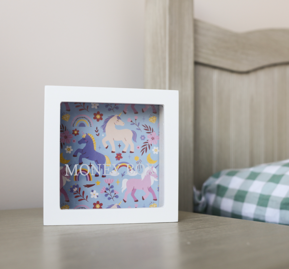 Kids Blank Unicorn Money Box