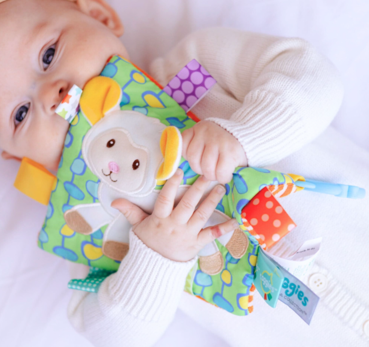 Mary Meyer Taggies Sherbert Lamb Crinkle Me