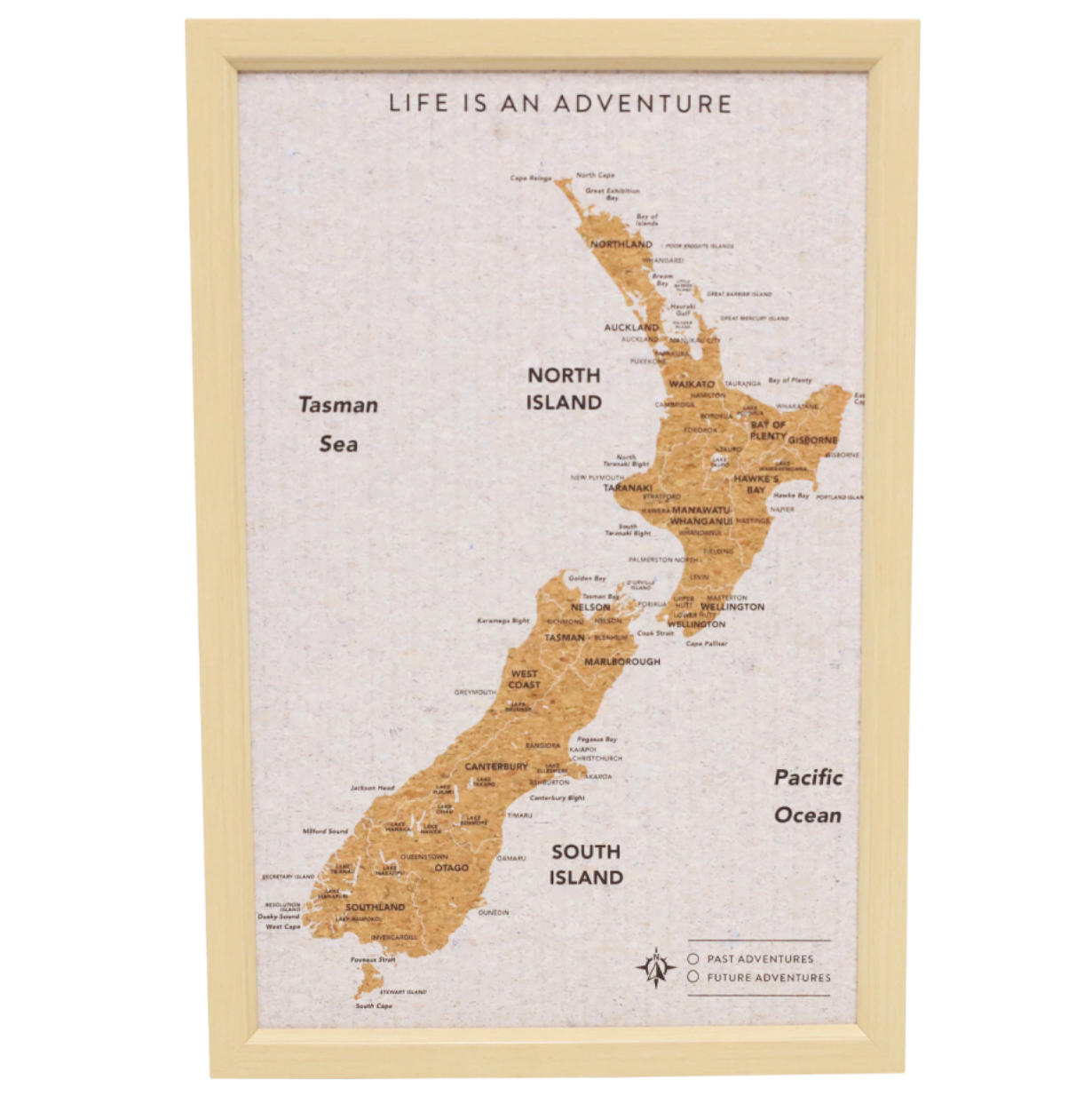Travel Board New Zealand Small Map