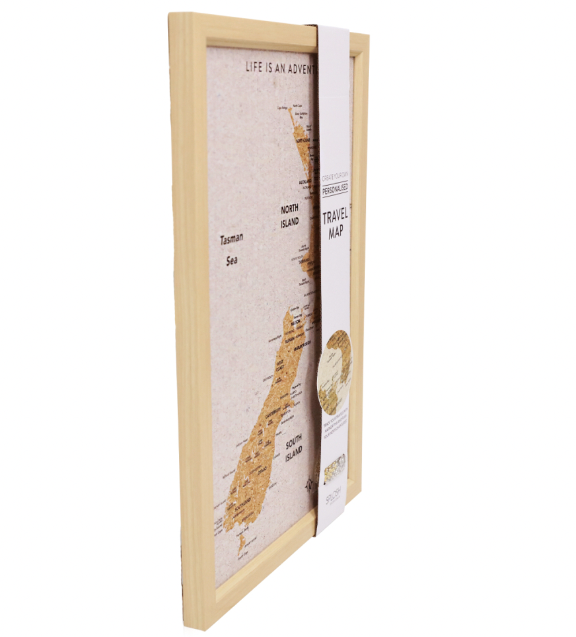 Travel Board New Zealand Small Map