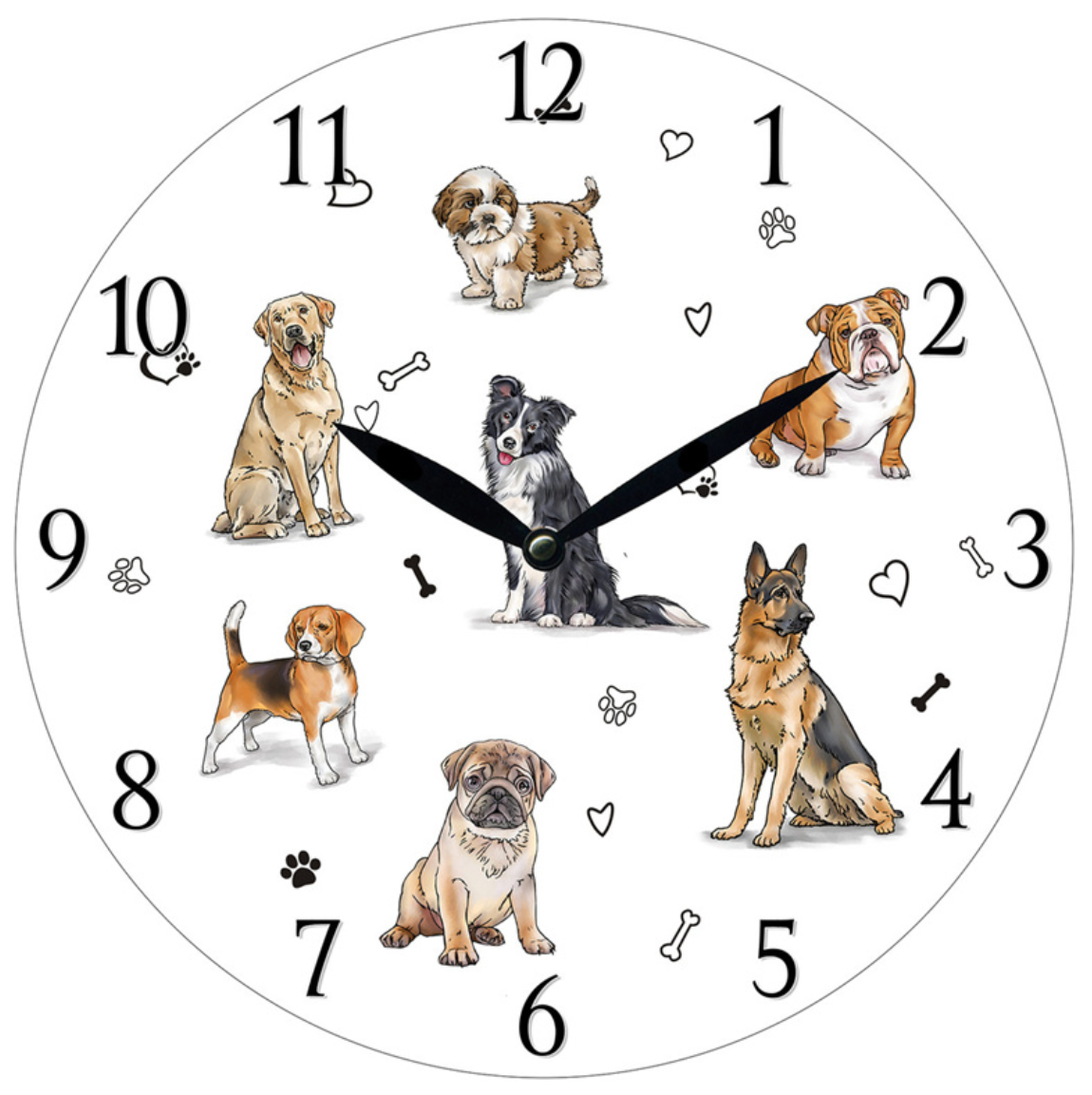 Dogs Wall Clock