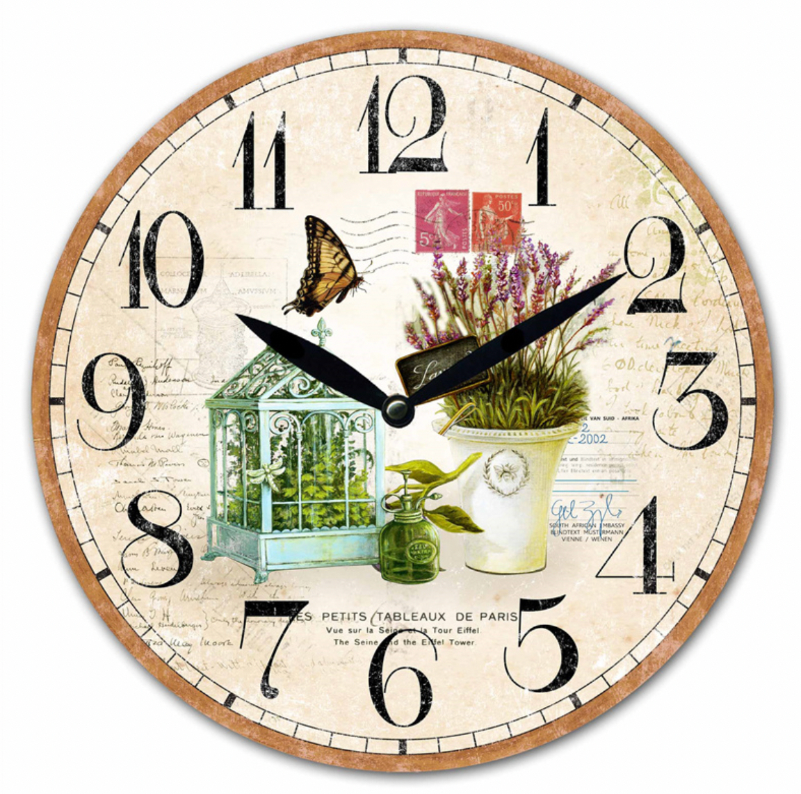 Plants Wall Clock