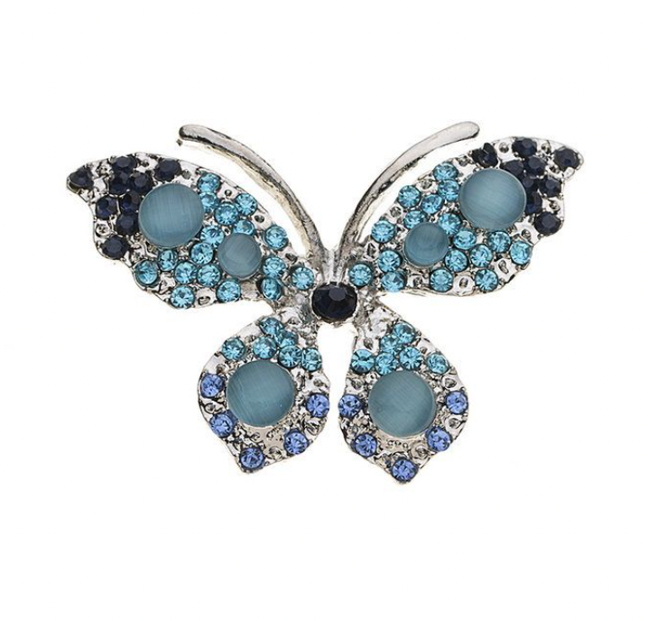 Brooch - Blue Butterfly