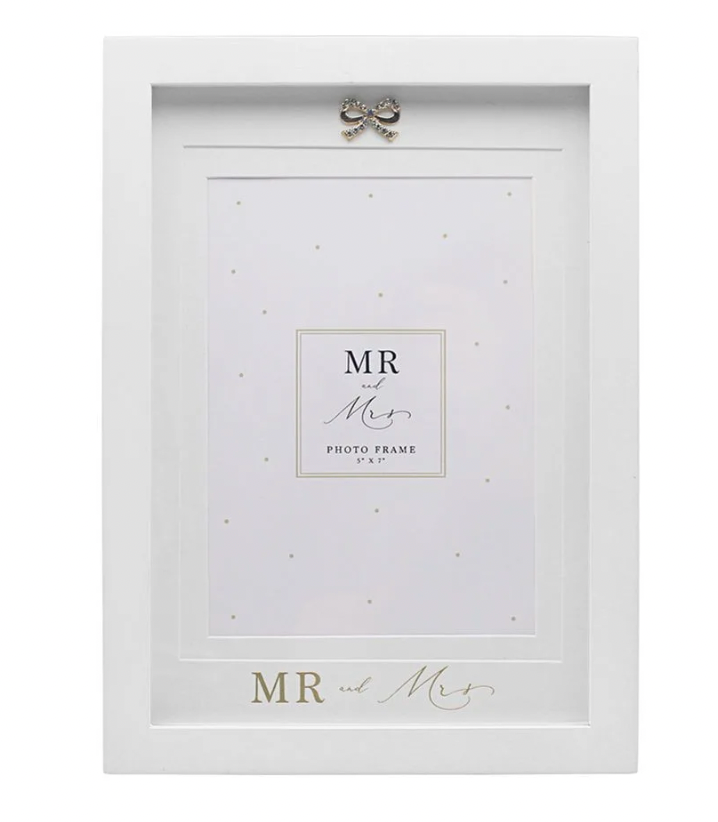 Mr & Mrs Jewelled 8 x 10cm Frame