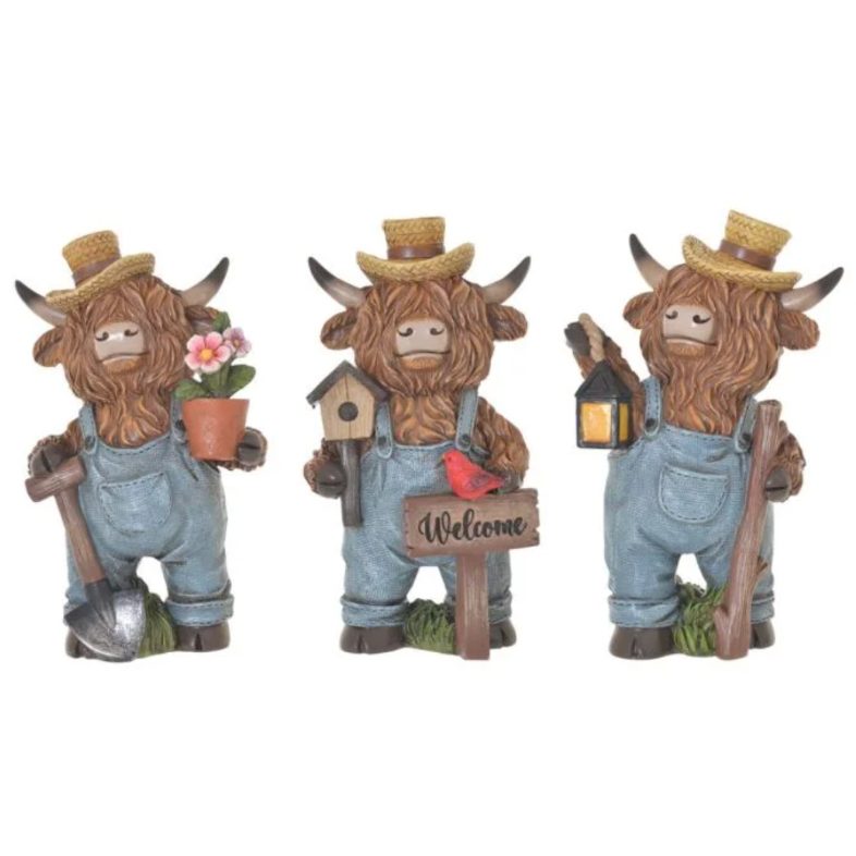 Highland Cow Sunflower Tools - 3 Designs