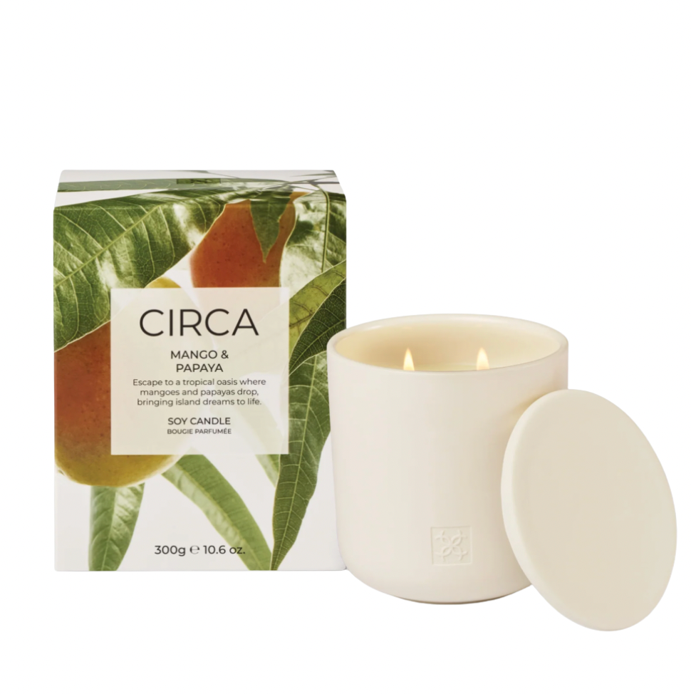 Mango & Papaya Soy Candle - 2 Sizes