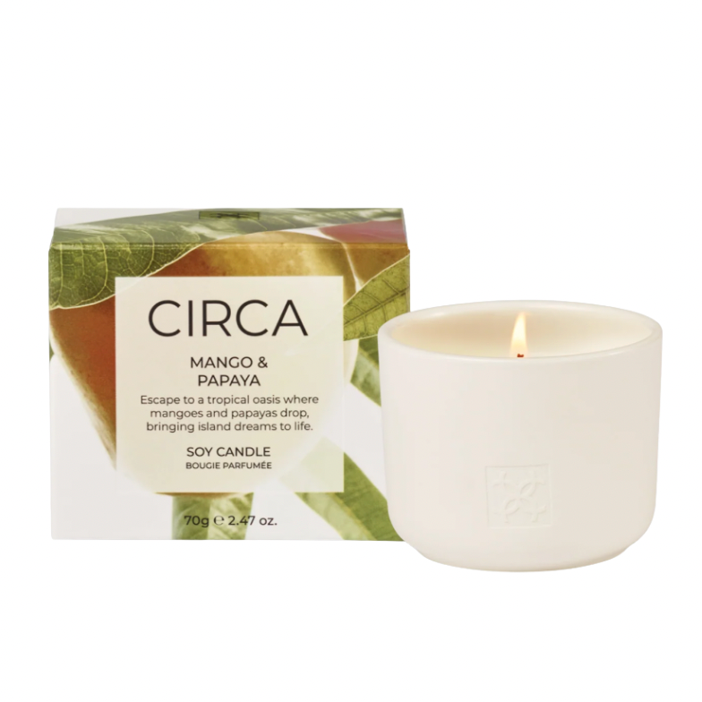 Mango & Papaya Soy Candle - 2 Sizes