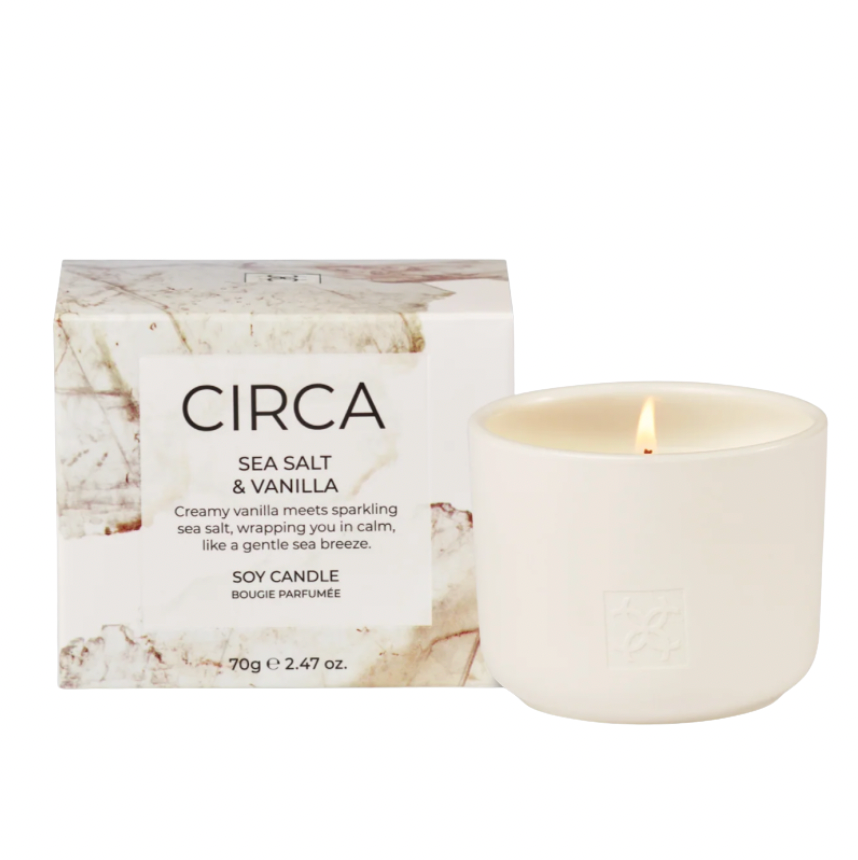 Sea Salt & Vanilla Soy Candle - 2 Sizes
