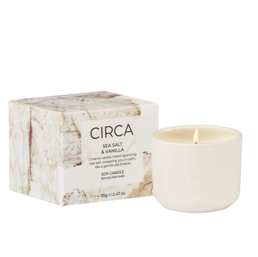 Sea Salt & Vanilla Soy Candle - 2 Sizes