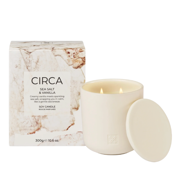 Sea Salt & Vanilla Soy Candle - 2 Sizes