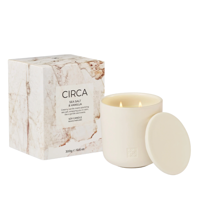 Sea Salt & Vanilla Soy Candle - 2 Sizes