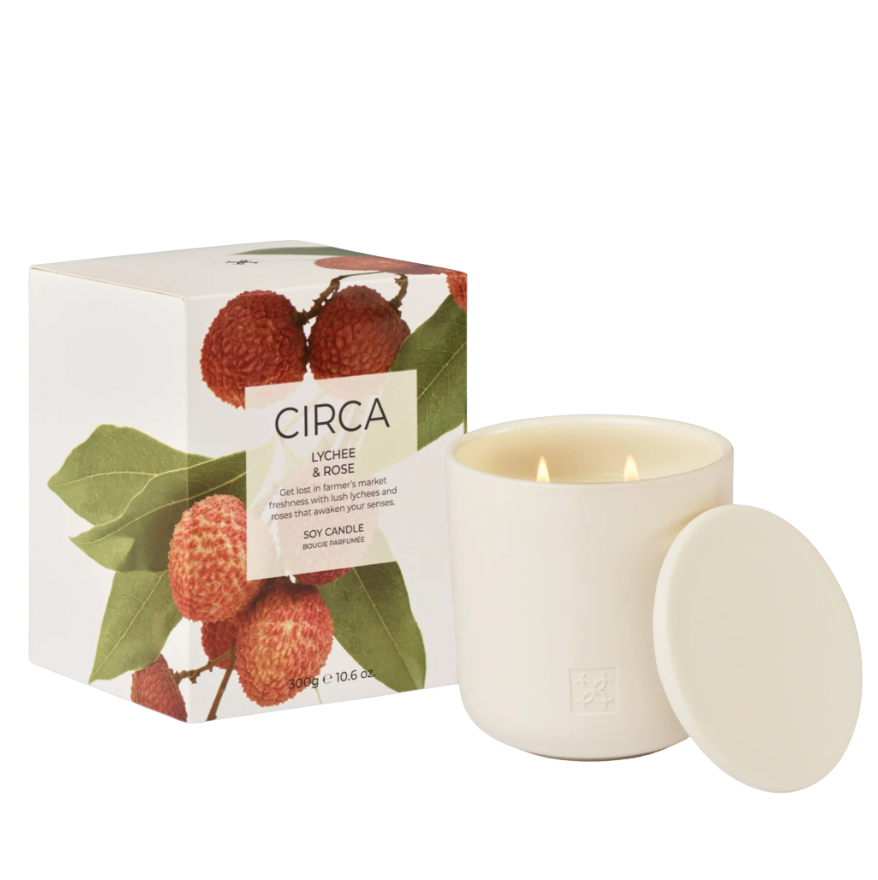 Lychee & Rose 300g Soy Candle