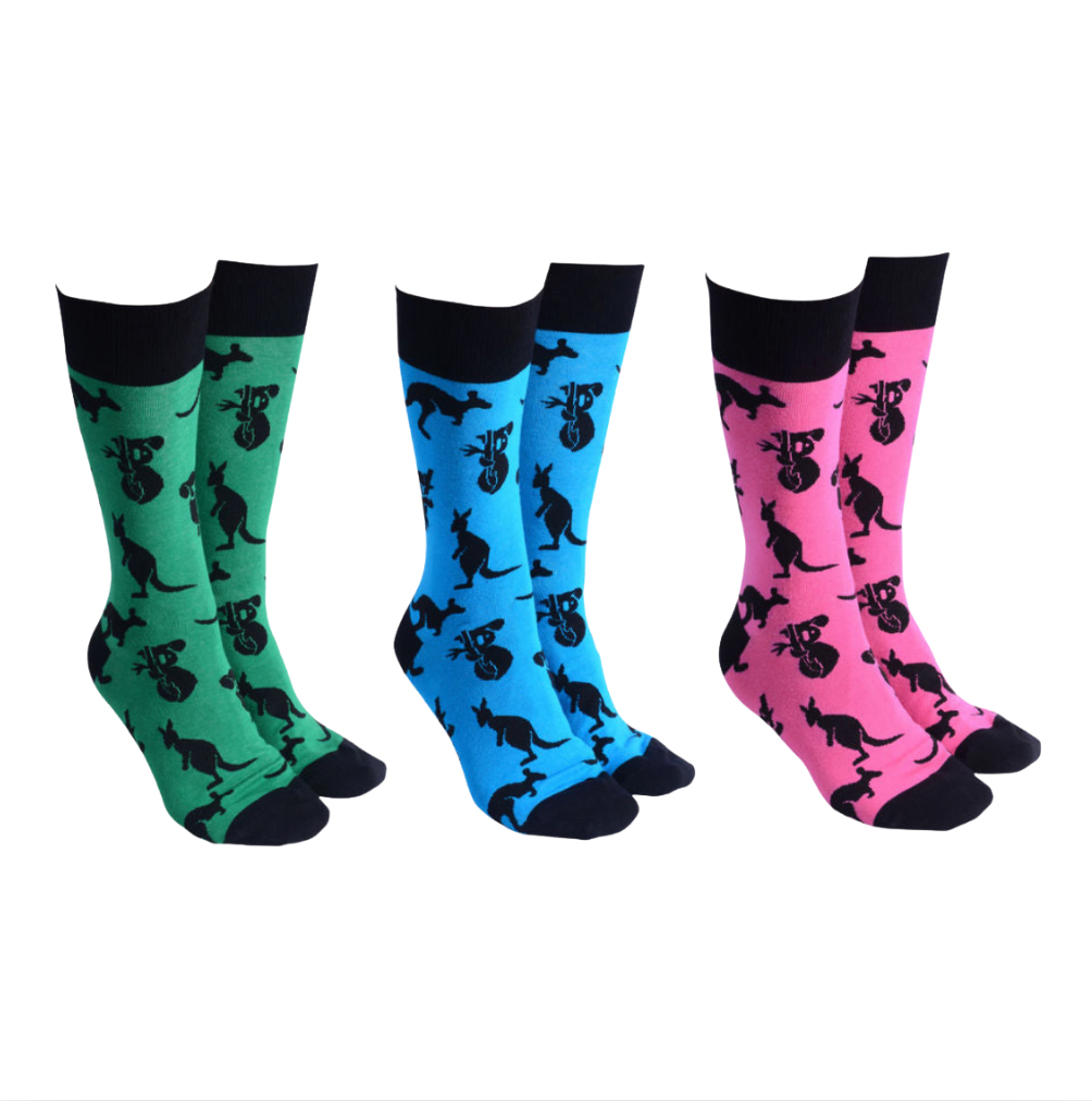 Sock Society - Kangaroo & Koala
