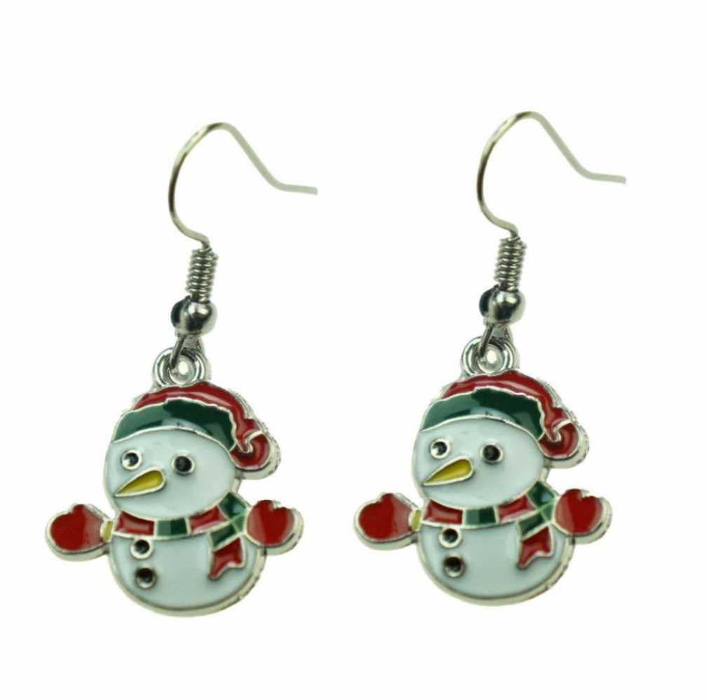 🎄Christmas: Snowman Tree Fashion Earrings