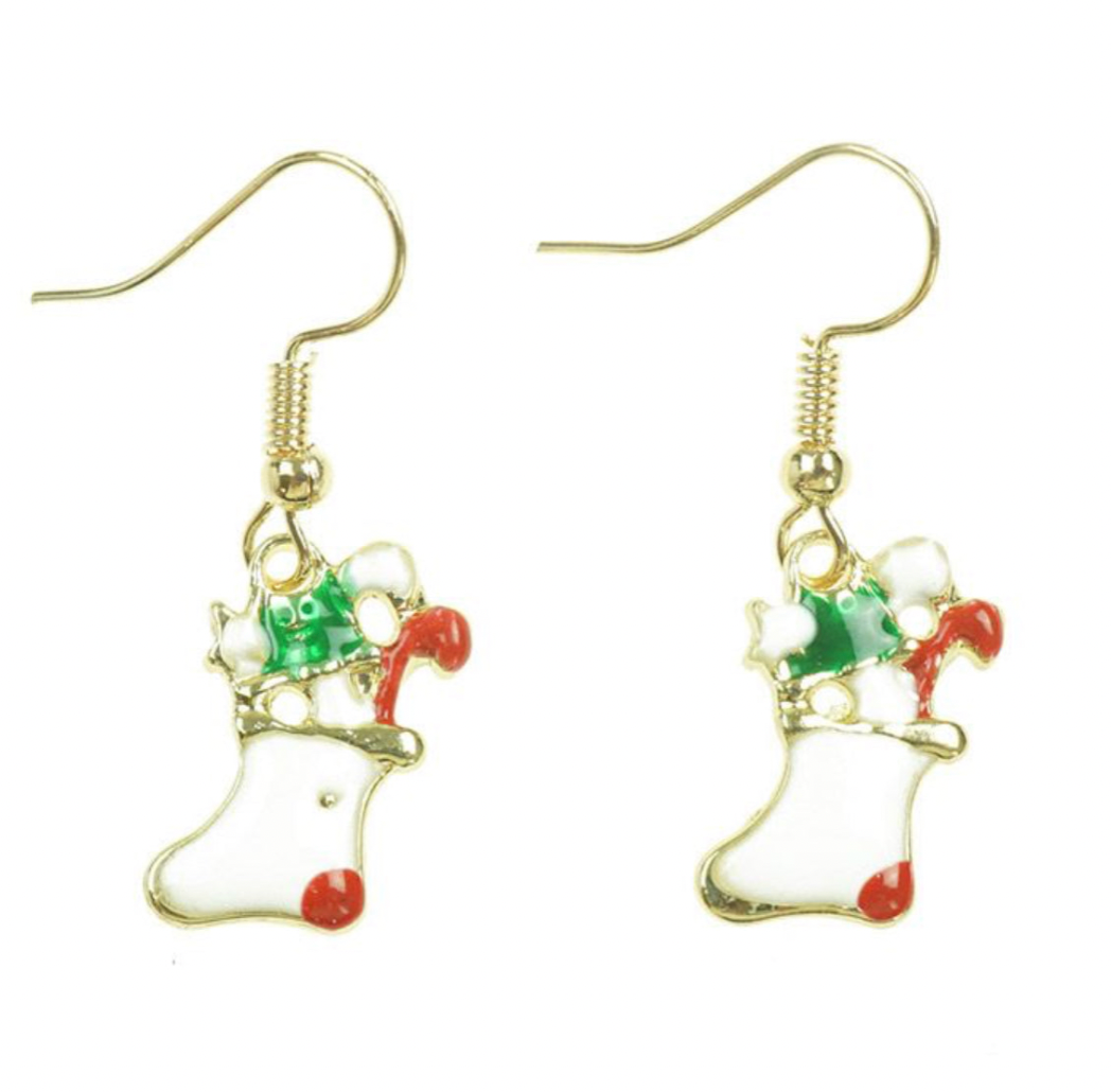 🎄Christmas: Present Stocking Fashion Earrings