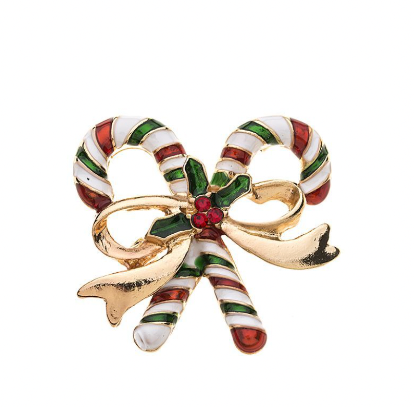 🎄Christmas: Candy Cane Brooch