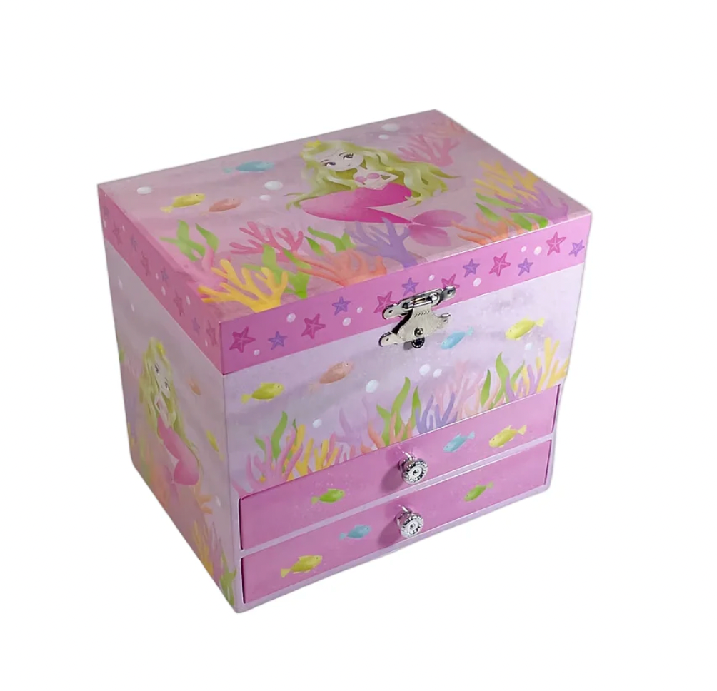 Mermaid Sea Themed Large Jewellery Box