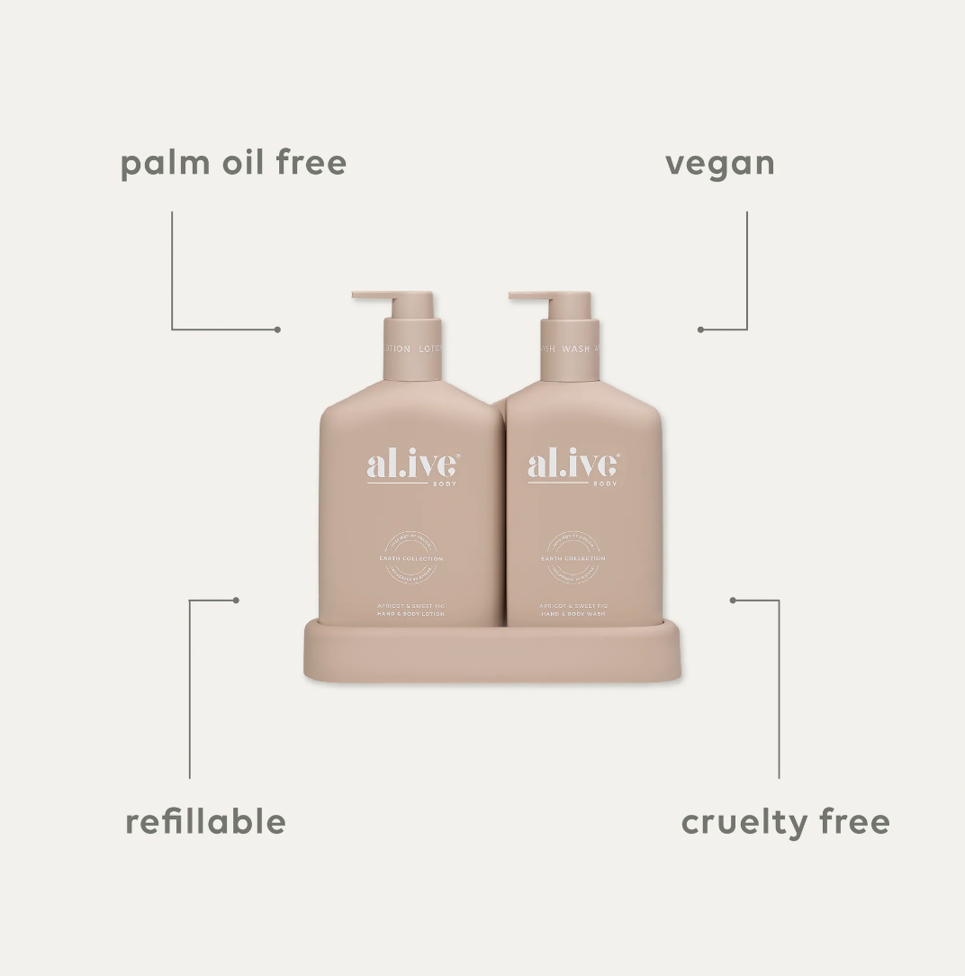 Wash & Lotion Duo - Apricot & Sweet Fig