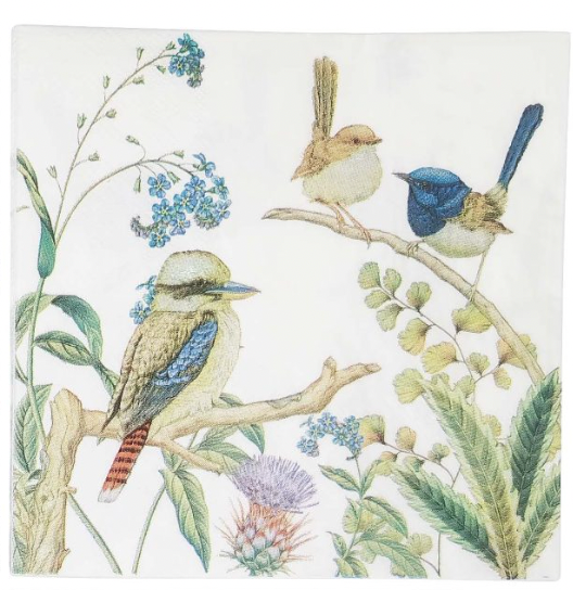 Australian Birds Napkins - 4 Designs