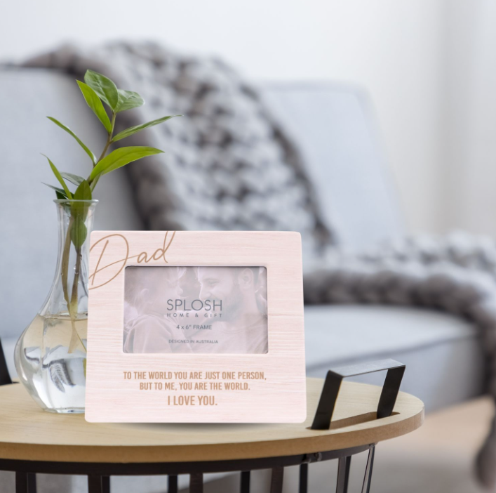 Father's Day Dad 4x6 Ceramic Frame