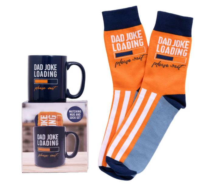 Father's Day Dad Joke Loading Mug & Sock Set
