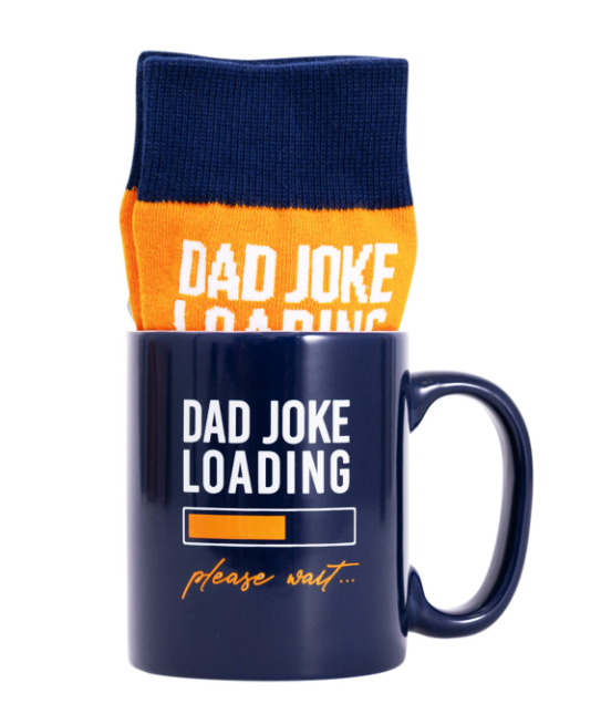 Father's Day Dad Joke Loading Mug & Sock Set