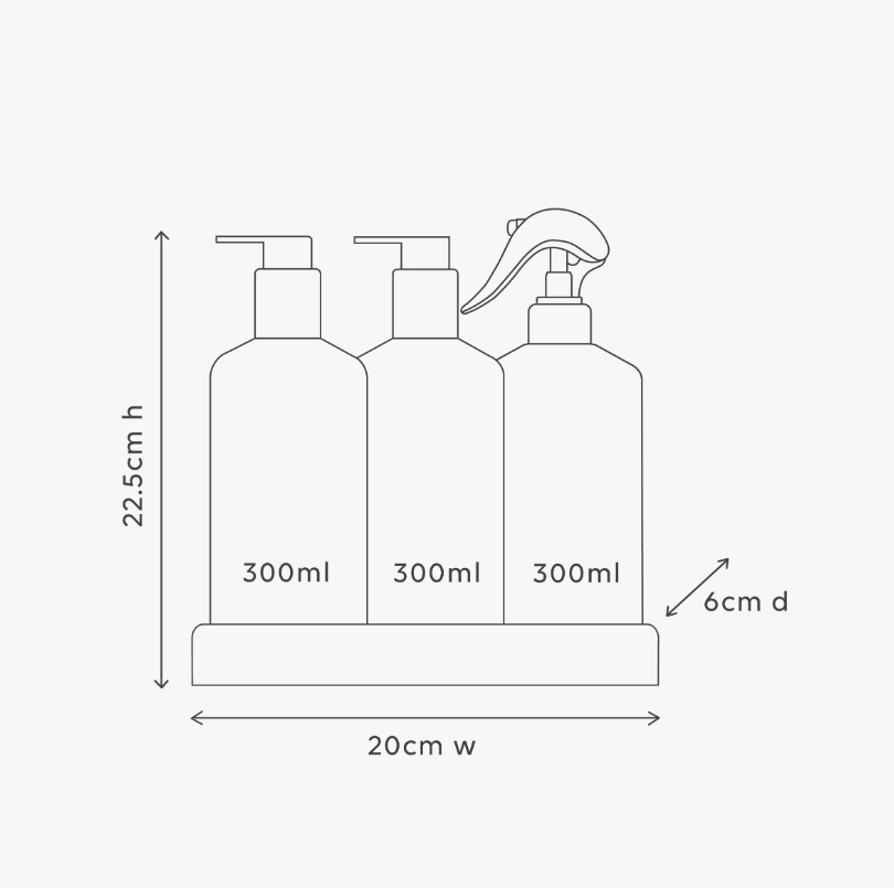 Al.ive 300mL Kitchen Trio - Lemon & Pomegranate + Coconut & Wild Orange