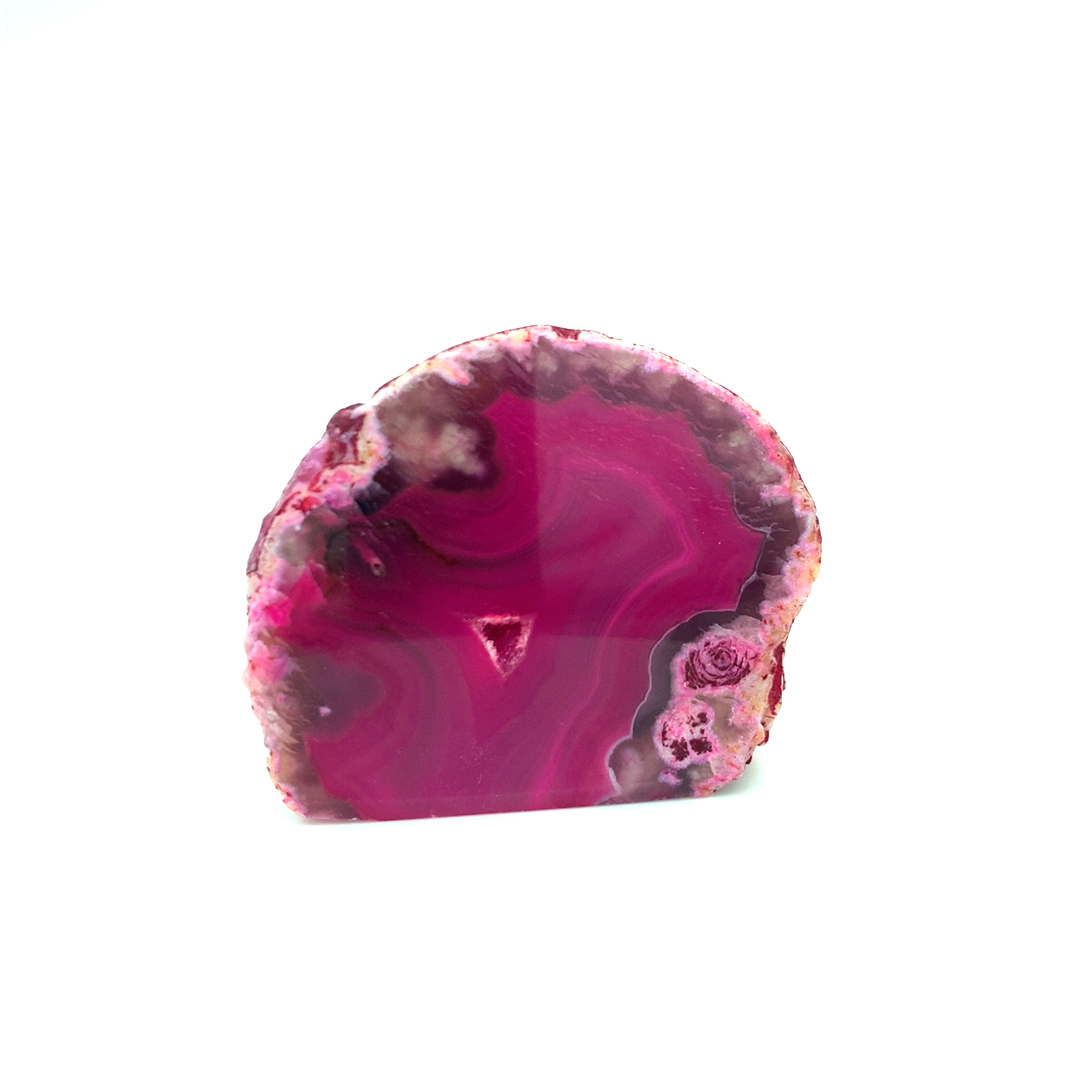 Agate - Pink Crystal Stone