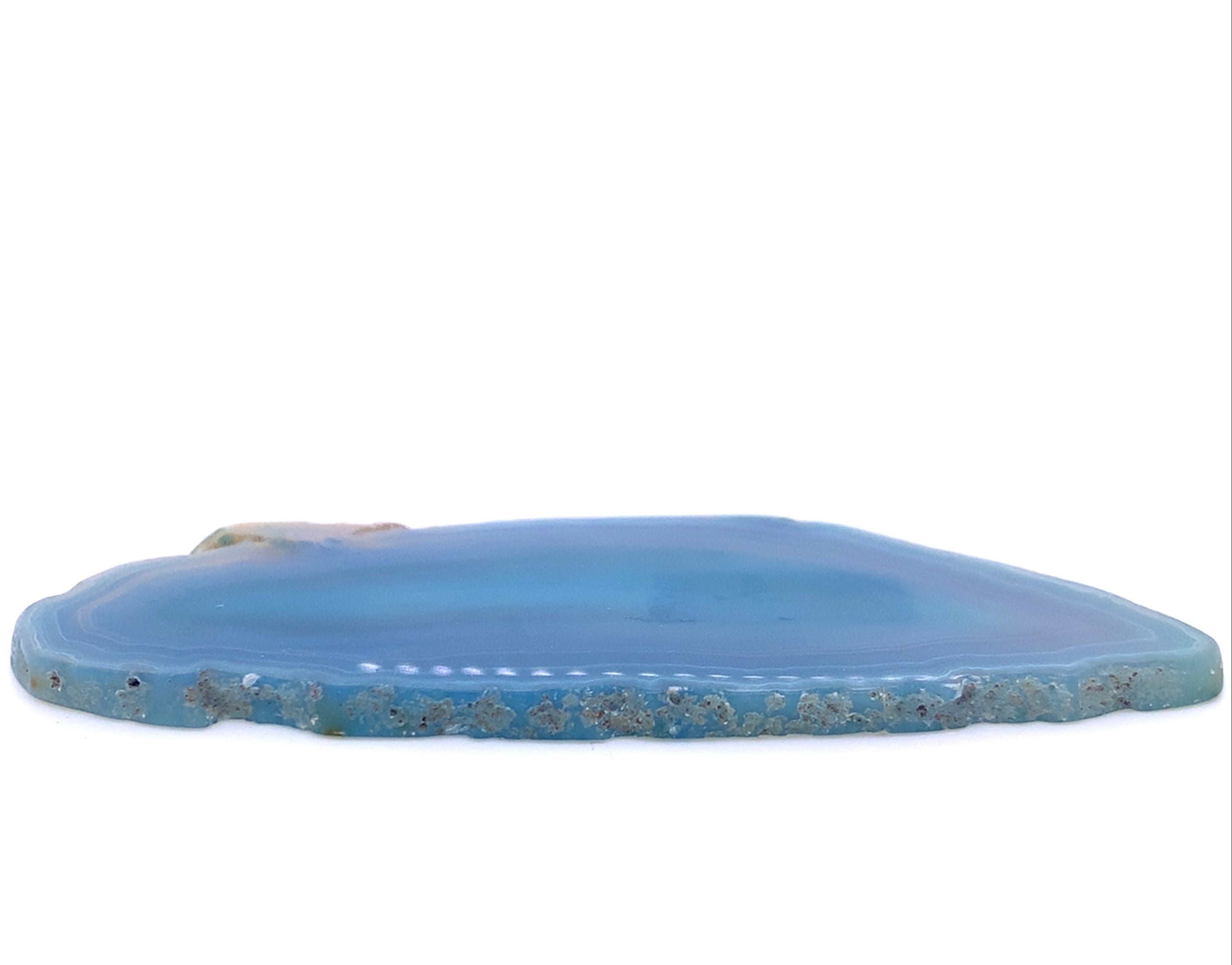 Blue Agate Coloured Crystal Plate