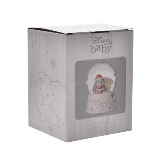 🎄Disney Baby Christmas Dumbo Snowglobe 'My First Christmas'