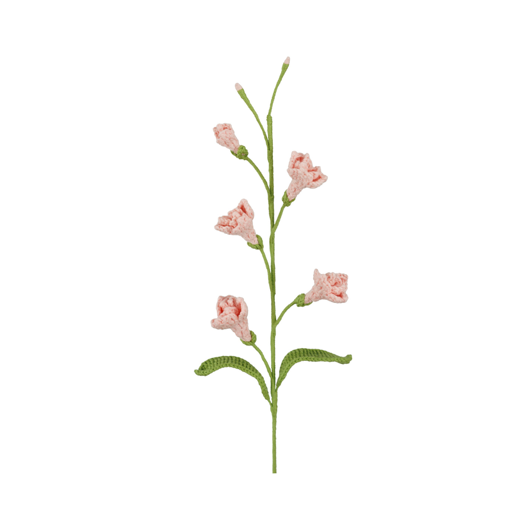 Crochet - Pink Knitted Frasia Stem 45cm