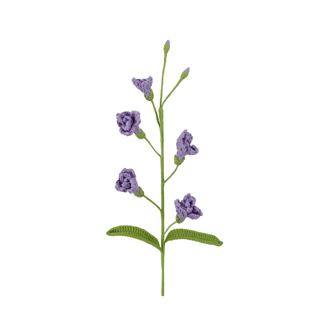 Crochet - Purple Knitted Frasia Stem 45cm