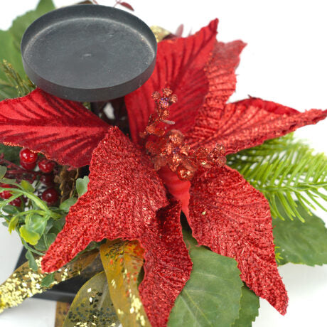 🎄Red Poins 30cm Led Candle Holder