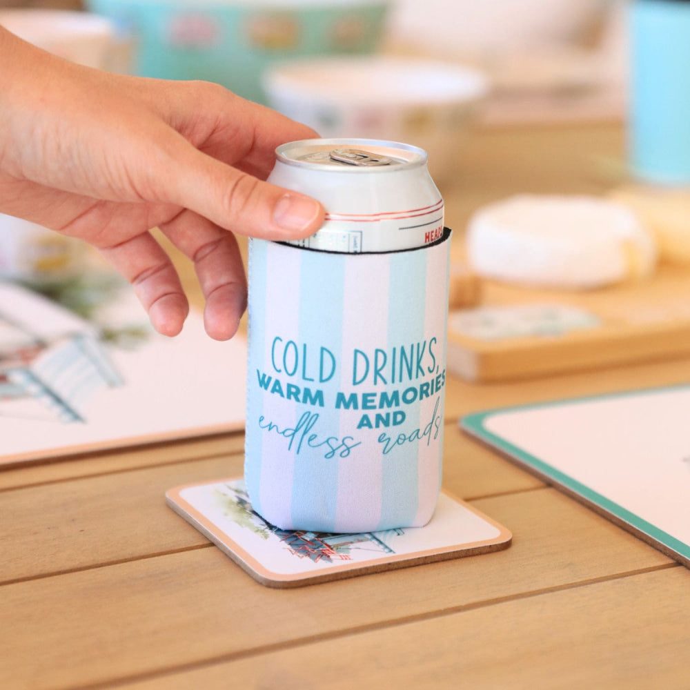 Caravan Cold Drinks Stubby Cooler