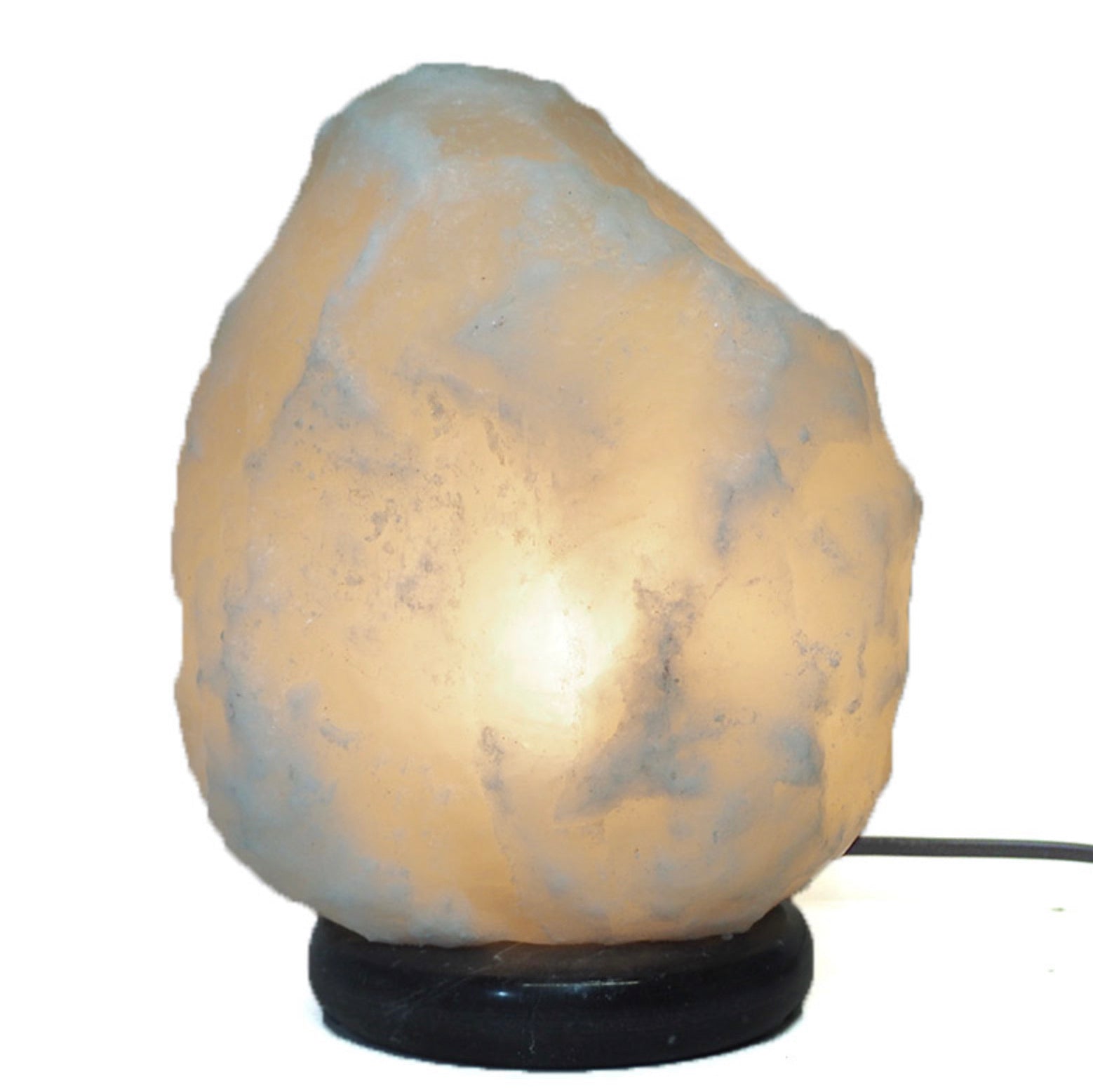 Natural Shaped Himalayan Salt Lamp 1-2kg - Marble Base