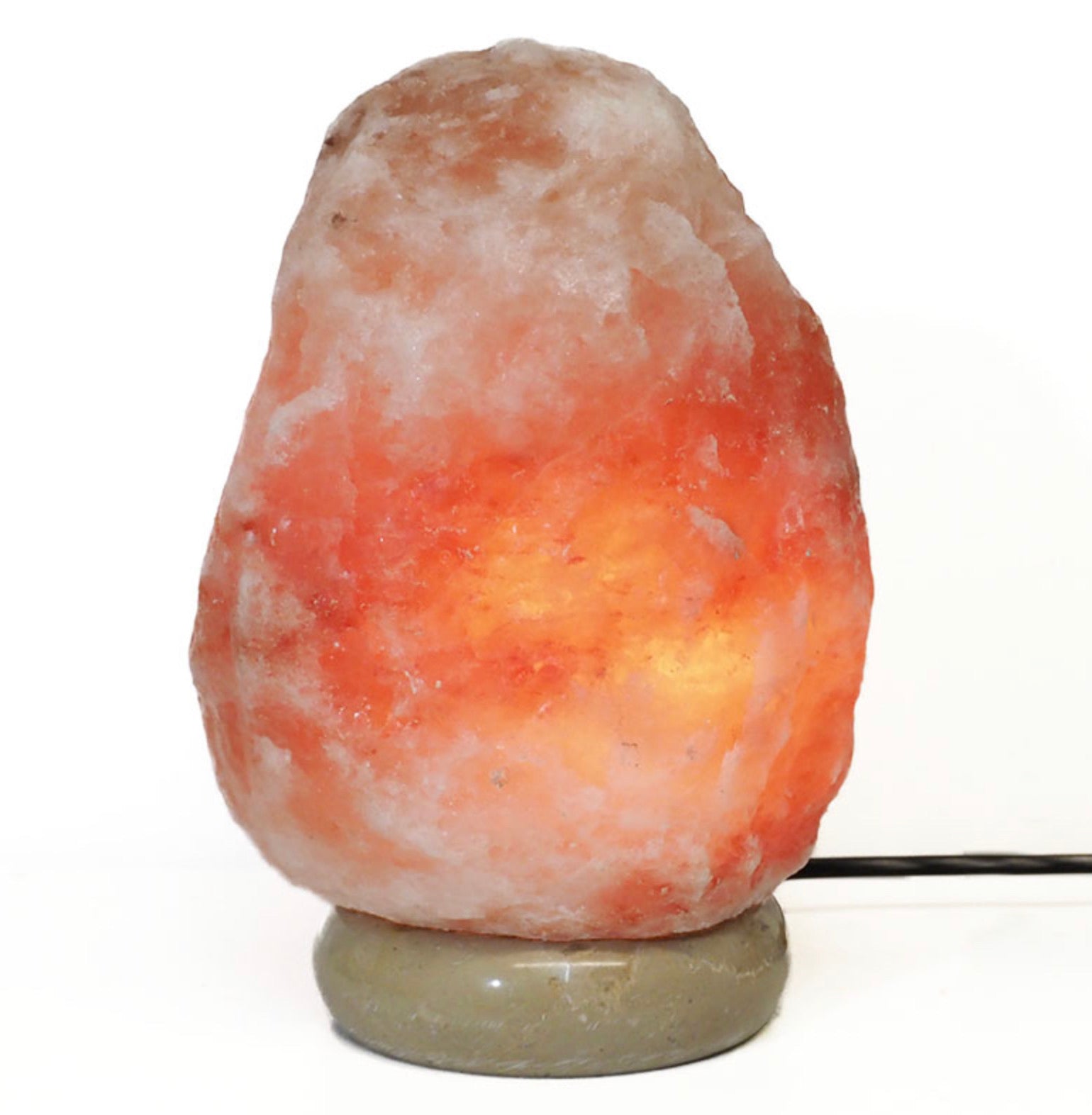 Natural Shaped Himalayan Salt Lamp 5-6kg - Marble Base