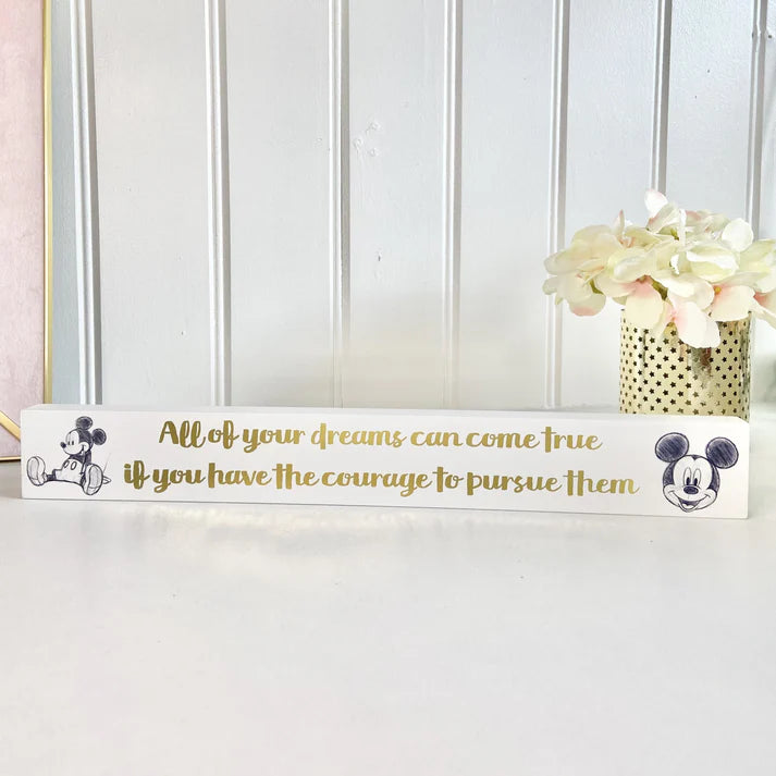 Mickey Mouse Desk Block Verse