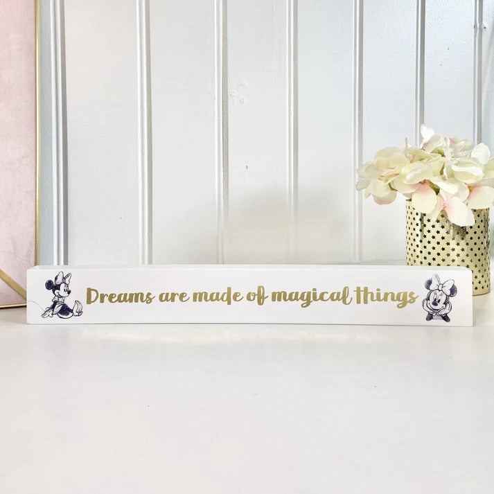 Minnie Mouse Desk Block Verse
