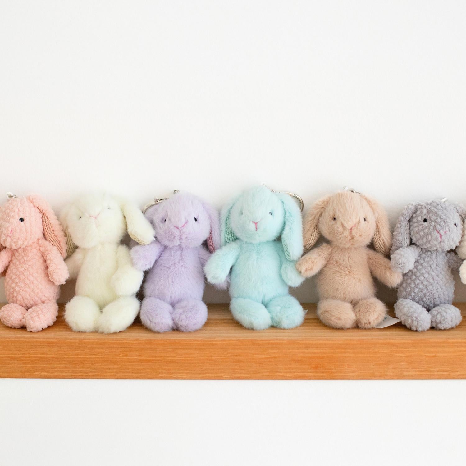 Mary Meyer Nubby Bunny Bag Charm - Tan